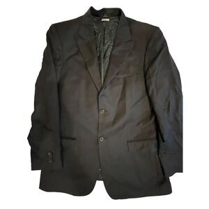 Valentino Suit Jacket - Virgin Wool - Black - Size: 42 Made In Italy